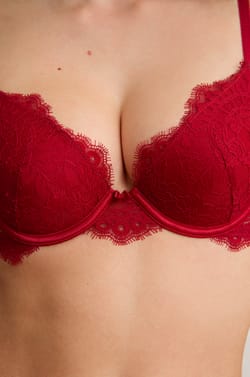 Bra N.2 - Con push-up y detalles de encaje;${refinementColor}