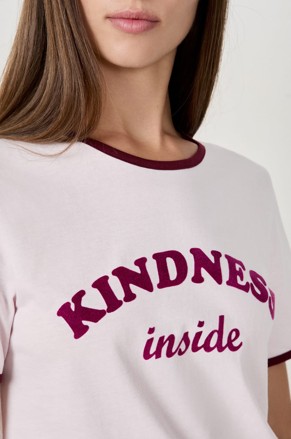 T-shirt de pyjama imprimé;${refinementColor}