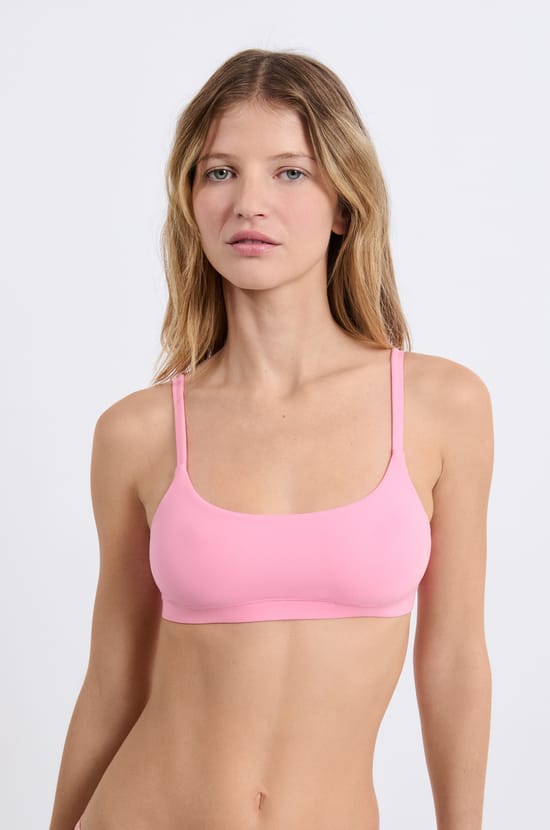 Wireless Bralette In Microfiber;${refinementColor}