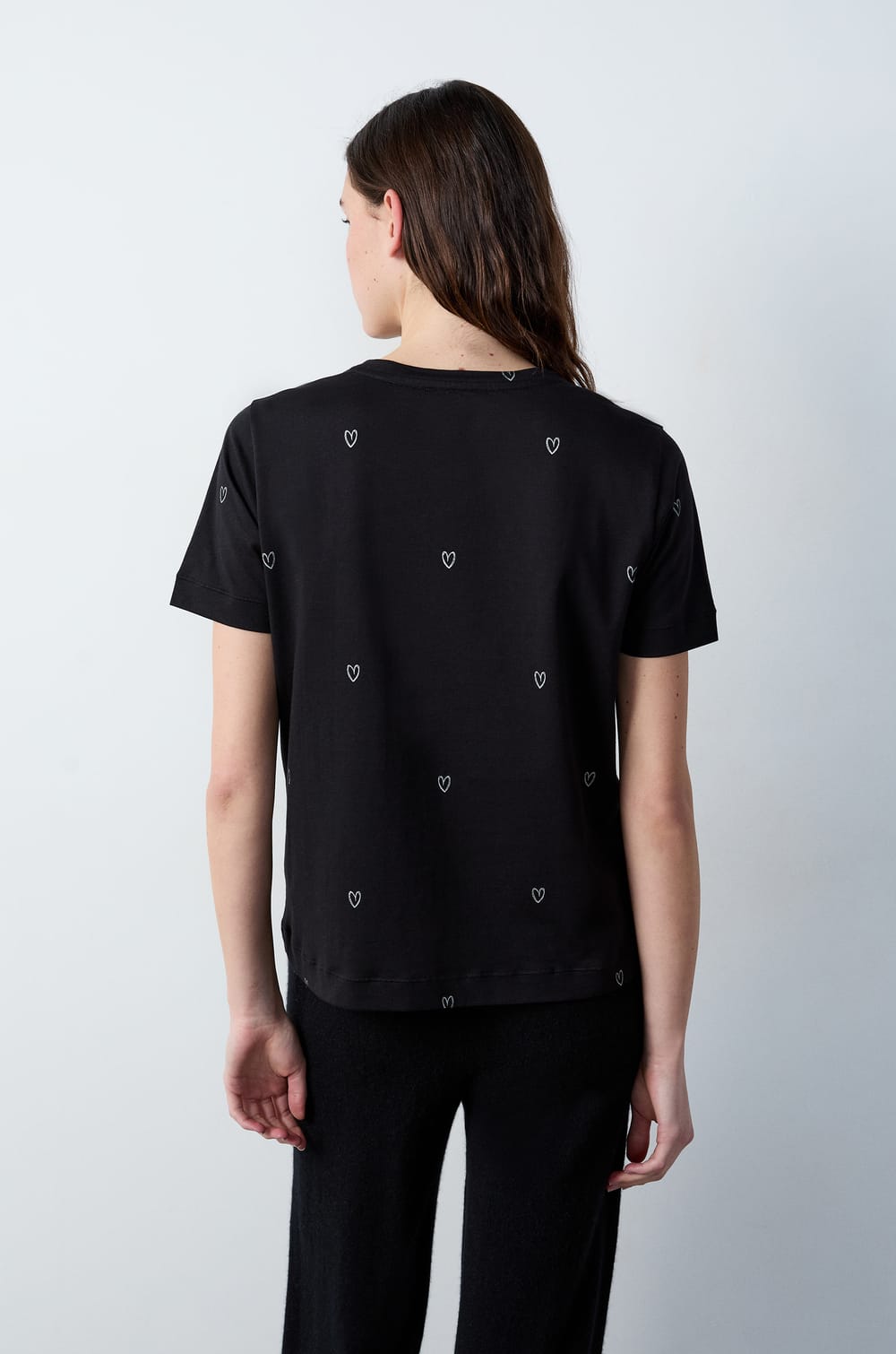 Short Sleeve Cotton T-Shirt;${refinementColor}