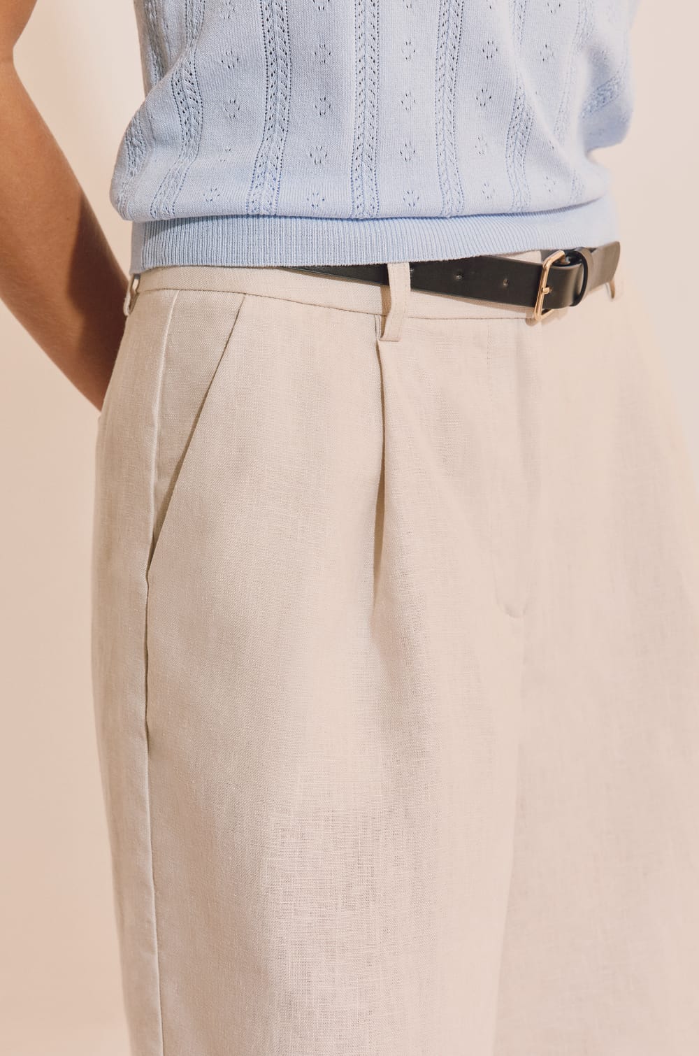 Bermuda en lin;${refinementColor}