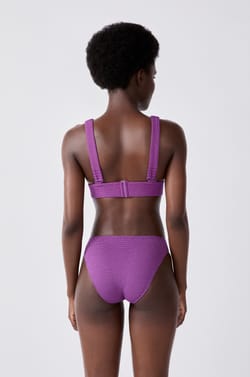 Iridescent bikini bottom brief;${refinementColor}