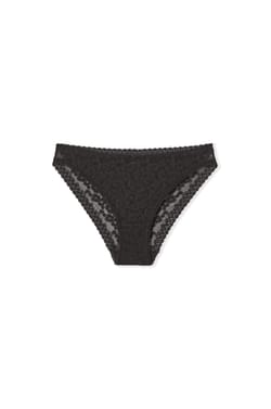 Cotton and Lace Brief;${refinementColor}