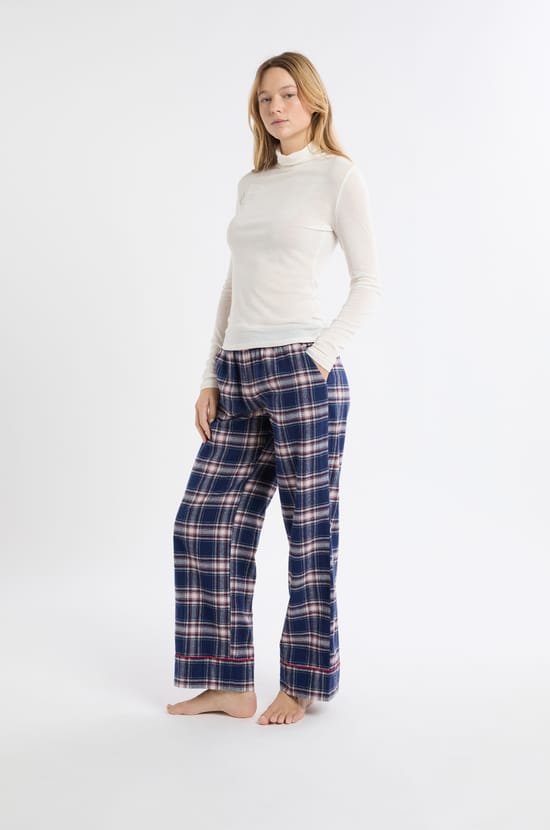 Thermal turtleneck t-shirt with wool;${refinementColor}