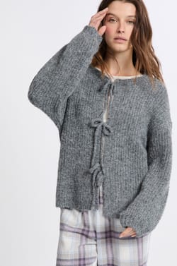 Cardigan With Bow;${refinementColor}