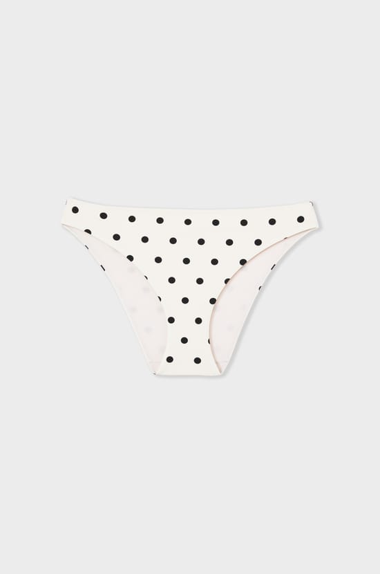Culotte bikini bas de maillot &agrave; pois;${refinementColor}