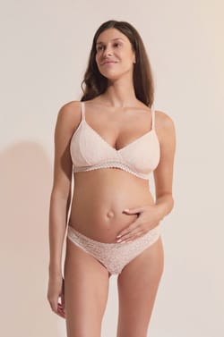 Cotton and Lace Briefs;${refinementColor}