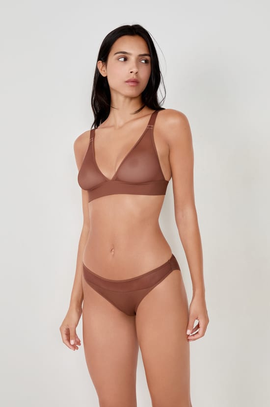 Culotte transparente en tulle;${refinementColor}