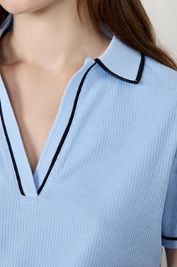 Polo manches courtes en coton;${refinementColor}