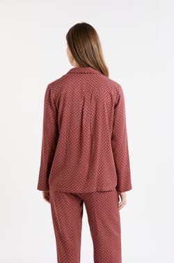 Camisa de pijama estampada;${refinementColor}