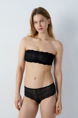 Lace Strapless Bra;${refinementColor}