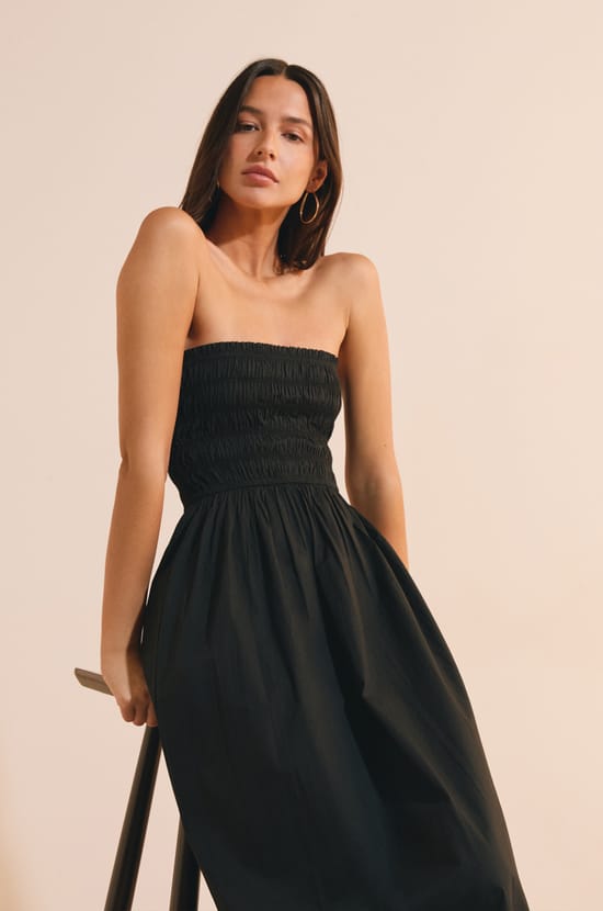 Robe longue en coton;${refinementColor}