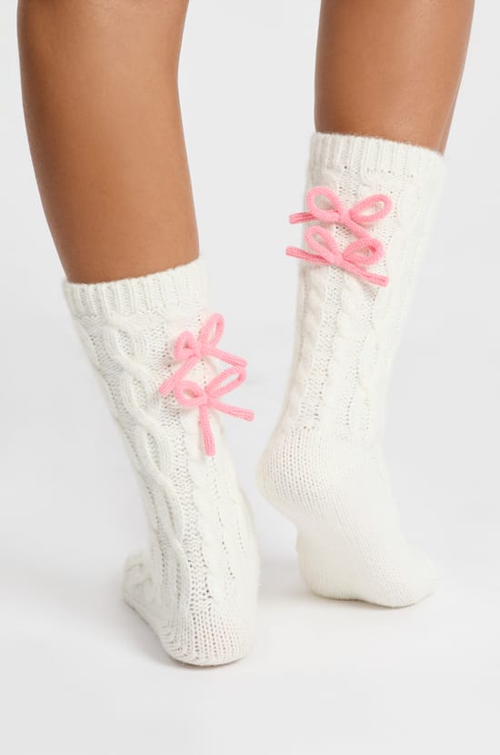 Chaussettes en grosse maille;${refinementColor}
