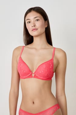 Soutien-gorge N.2 - Le push-up plongeant en dentelle;${refinementColor}