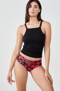Hipster en microfibre sans couture imprimé;${refinementColor}