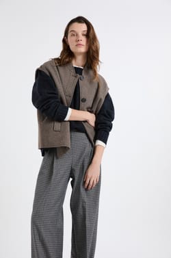 Veste sans manches avec laine;${refinementColor}