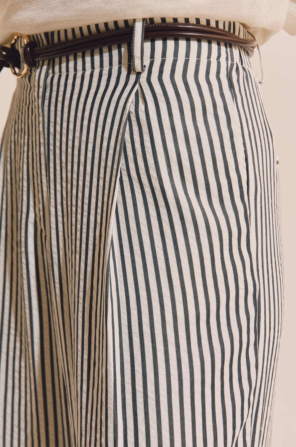 Pantalon &agrave; rayures;${refinementColor}