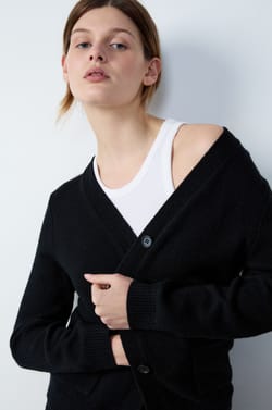 Buttoned Cardigan;${refinementColor}