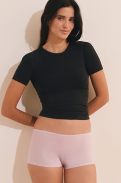 Shorty en microfibre;${refinementColor}