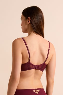 Sujetador balconnet de encaje;${refinementColor}