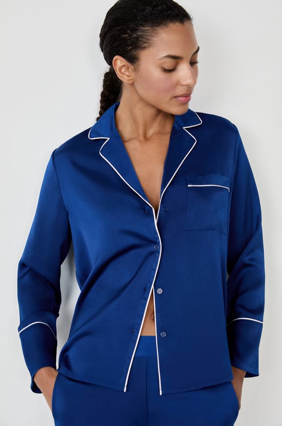 Satin Langarm-Pyjamahemd;${refinementColor}