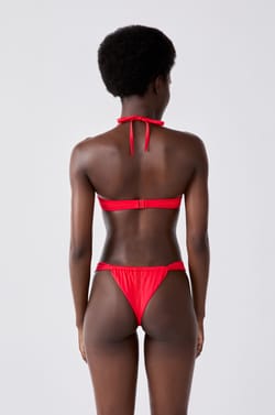 Haut de maillot bandeau bretelles amovibles;${refinementColor}