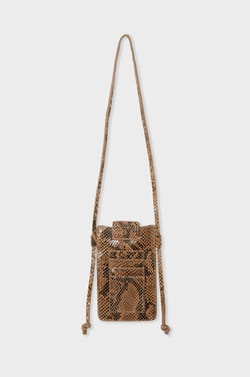 Printed leather bag;${refinementColor}