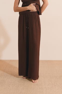 Pantalon de pyjama avec cordon;${refinementColor}