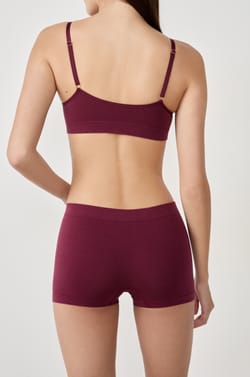 Short boyleg sans coutures en coton biologique;${refinementColor}