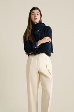 Pantalon coupe barrel;${refinementColor}