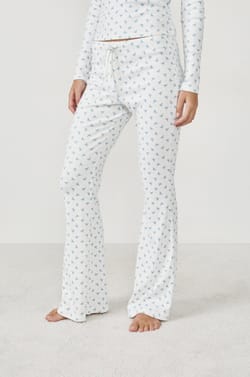 Pantalon de pyjama avec imprimé nœuds;${refinementColor}