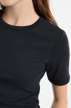 T-shirt manches courtes avec coton;${refinementColor}