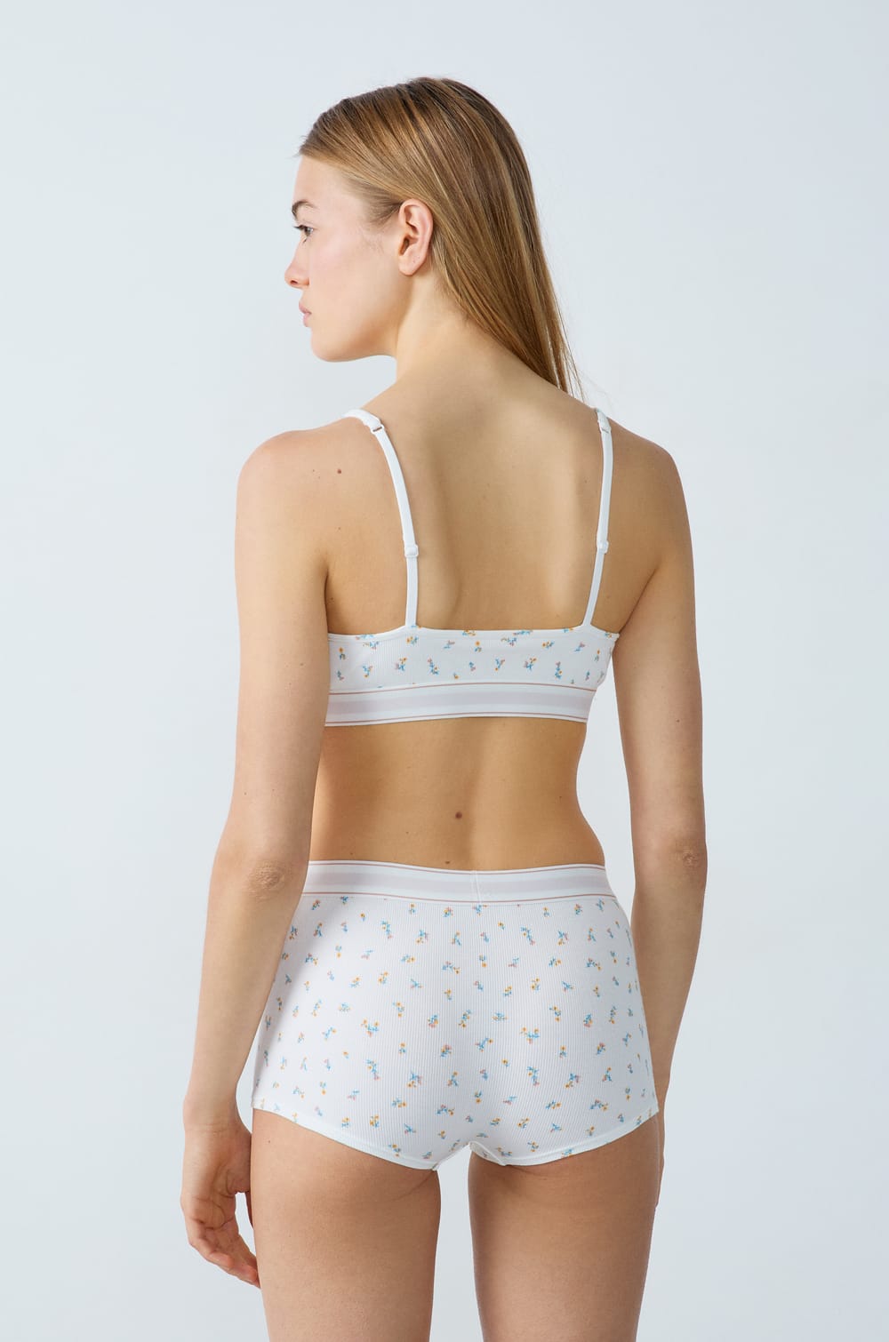 Ribbed Cotton Boxer;${refinementColor}