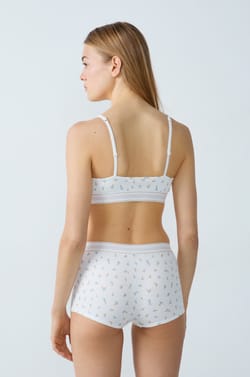 Ribbed Cotton Boxer;${refinementColor}