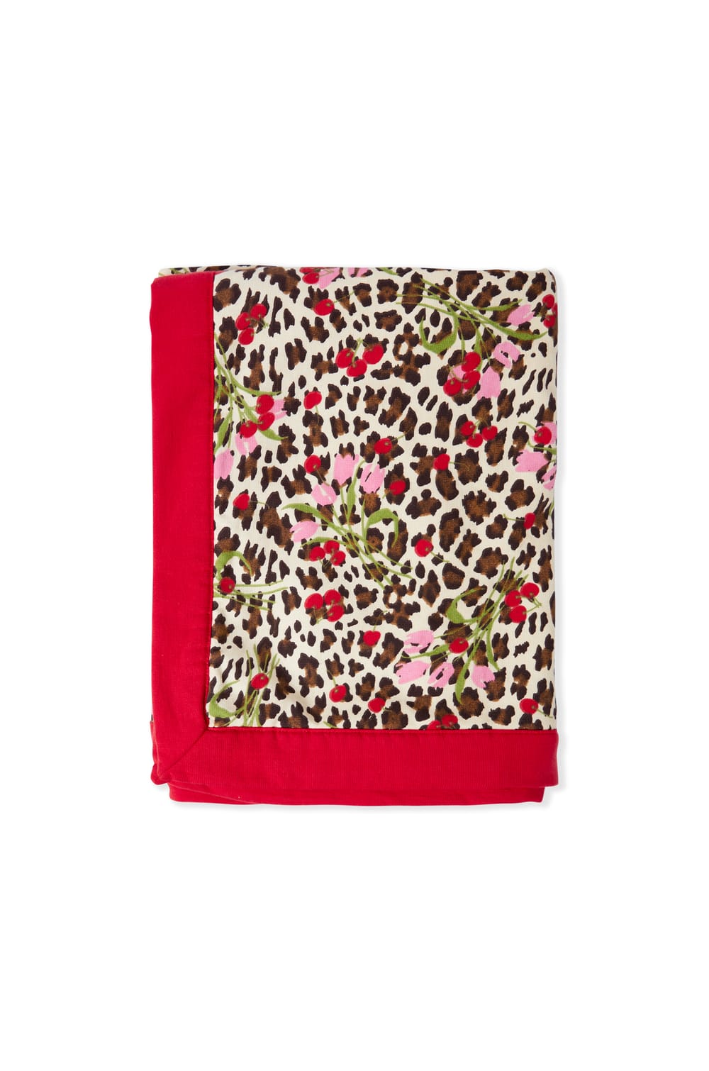 Fouta en coton &agrave; motifs l&eacute;opard & fleurs;${refinementColor}