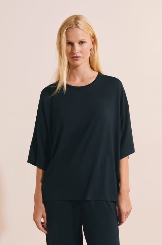 T-shirt de pyjama manches courtes;${refinementColor}