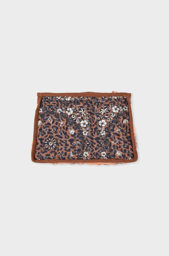 Printed Cotton Pouch;${refinementColor}