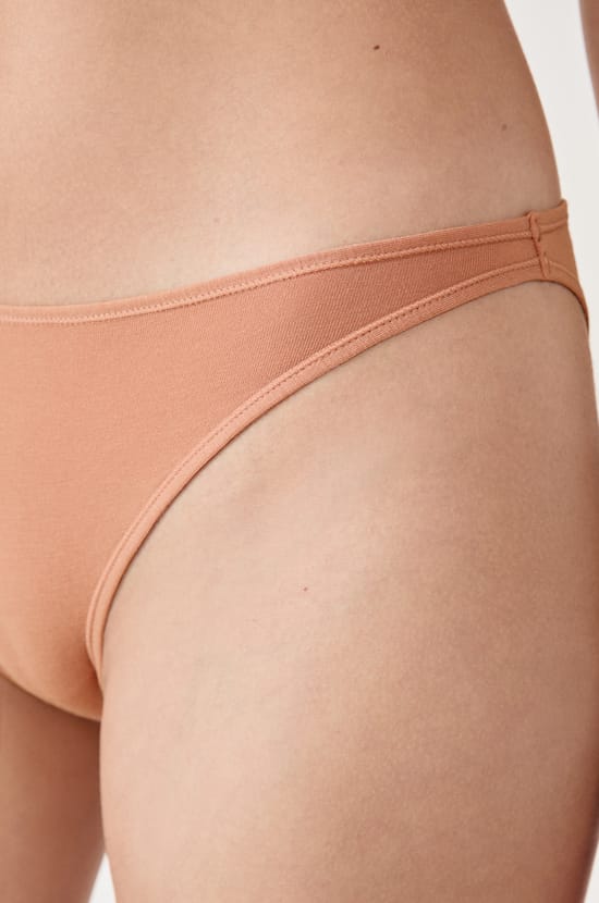 Culotte bikini en coton;${refinementColor}