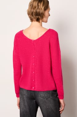 Button-Back Cardigan;${refinementColor}