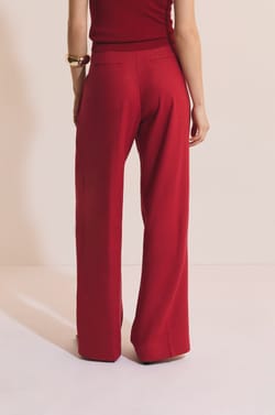 Pantal&oacute;n ancho de lino;${refinementColor}