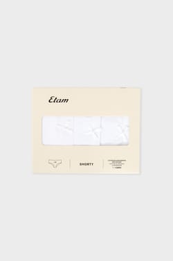 Lot de 3 shortys en coton;${refinementColor}