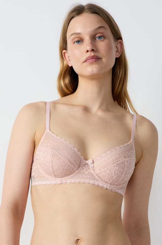 Balconette Bra Without Cups;${refinementColor}