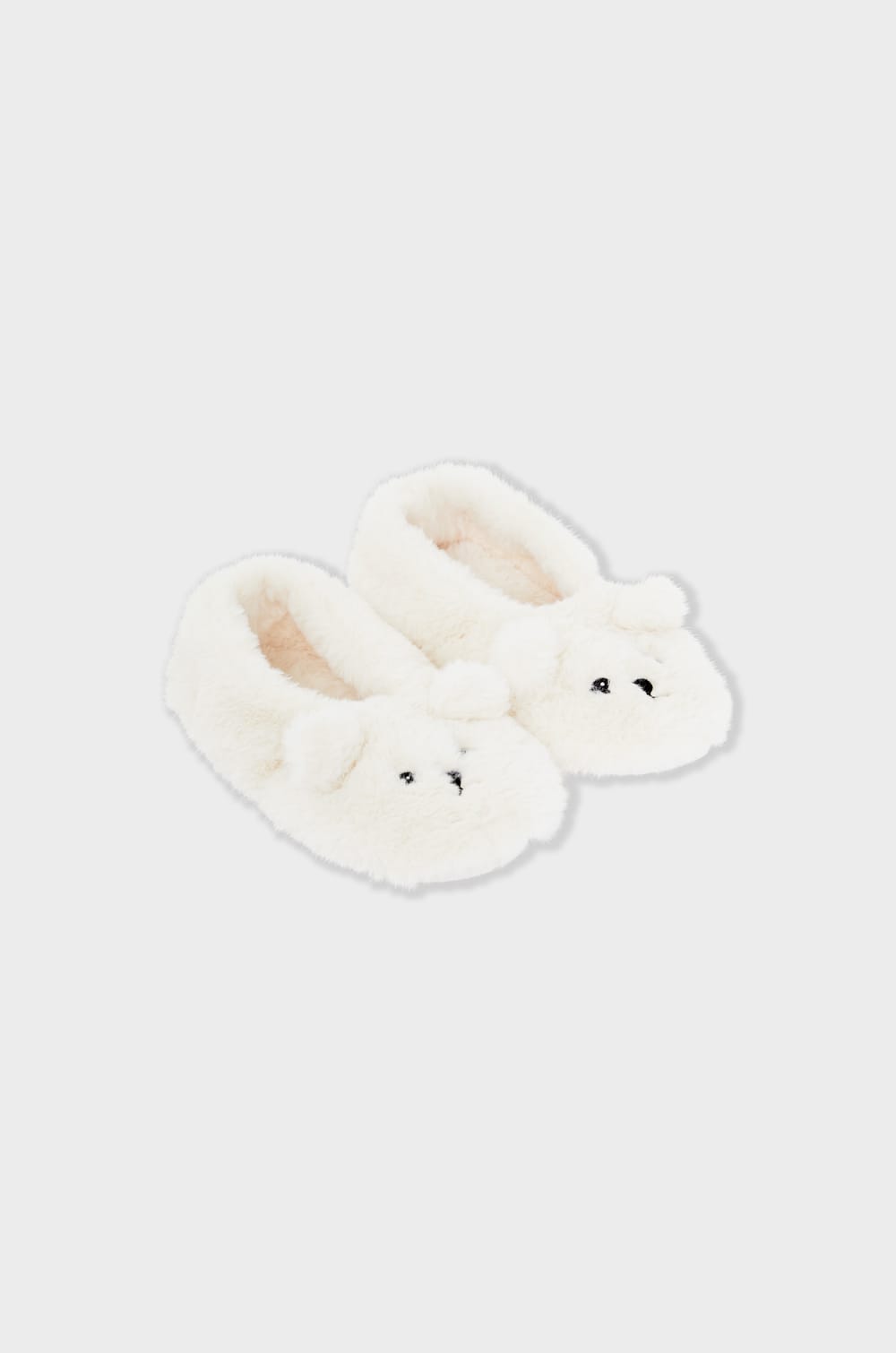 Chaussons en fausse fourrure;${refinementColor}