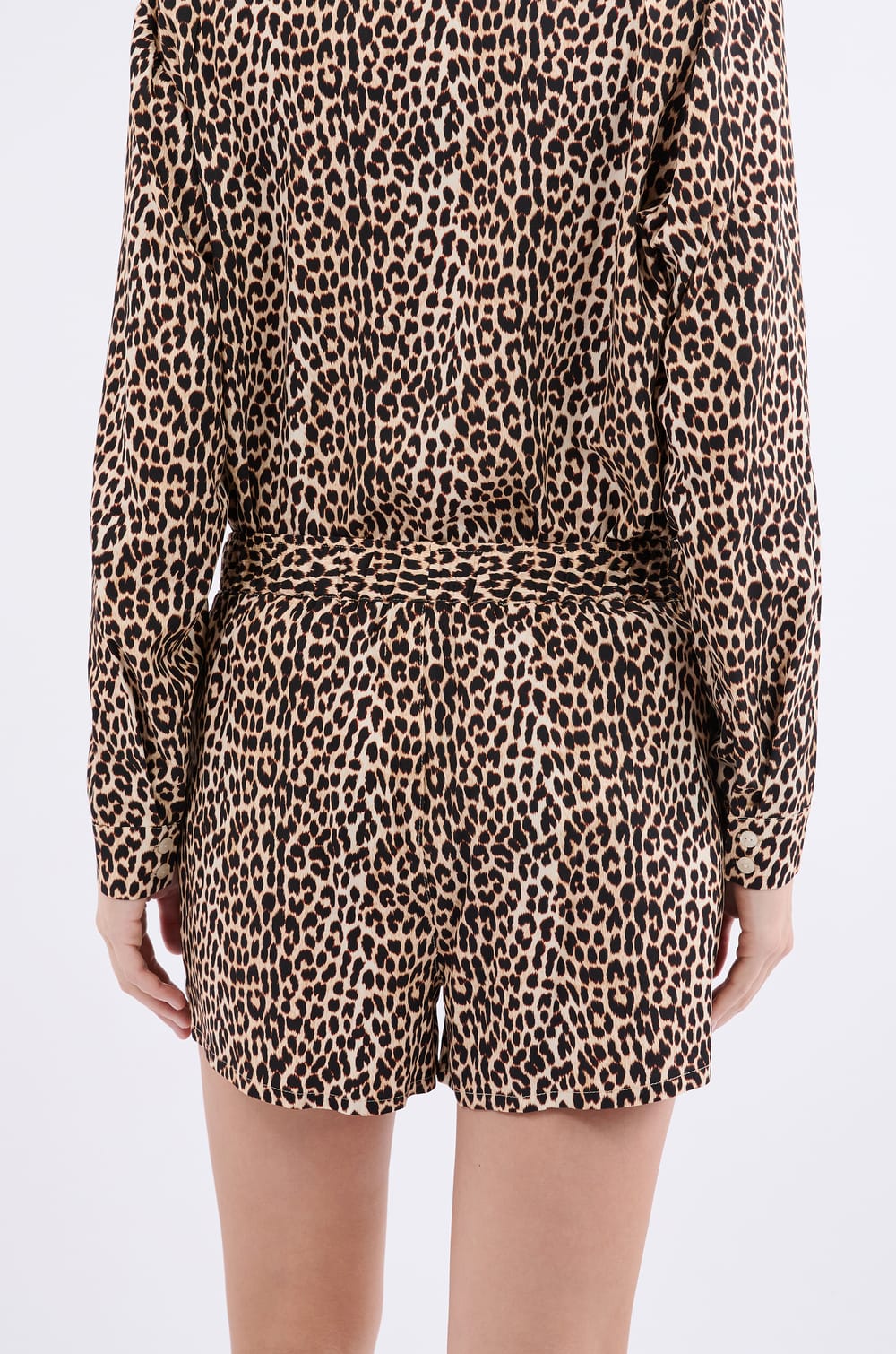 Patterned pyjama shorts;${refinementColor}