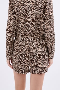 Patterned pyjama shorts;${refinementColor}