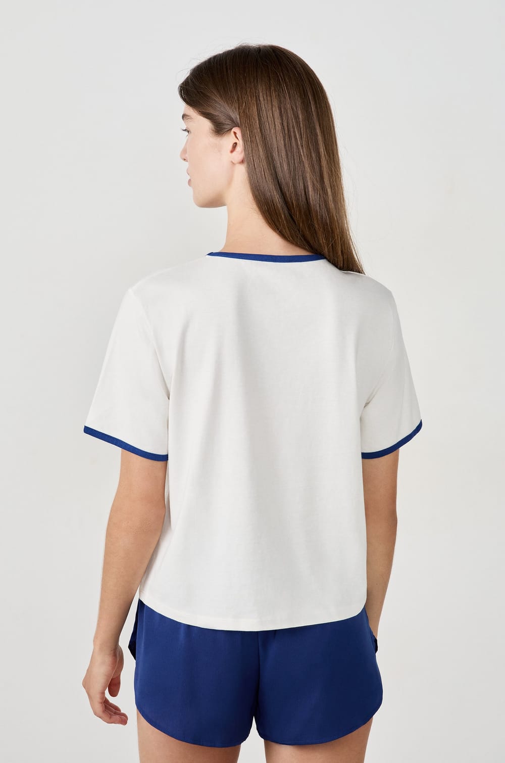 T-shirt de pyjama imprimé;${refinementColor}