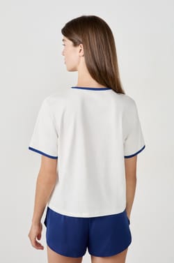 T-shirt de pyjama imprimé;${refinementColor}