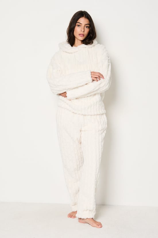 Pantalon de pyjama polaire;${refinementColor}