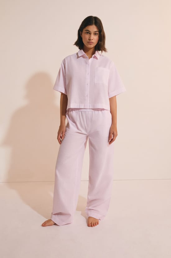 Camisa de pijama de algod&oacute;n;${refinementColor}