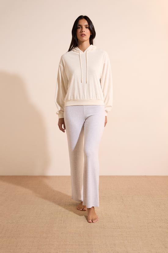 Sweatshirt avec capuche &agrave; motifs;${refinementColor}
